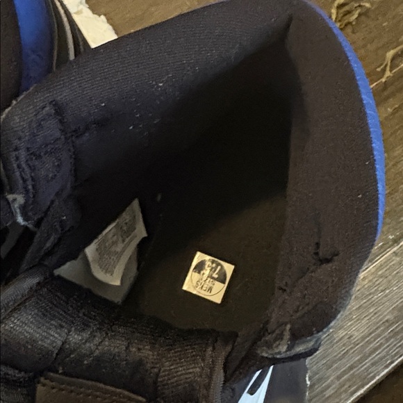 Nike Air Highfirce high -Top Black and Blue Sneakers - Picture 6 of 10